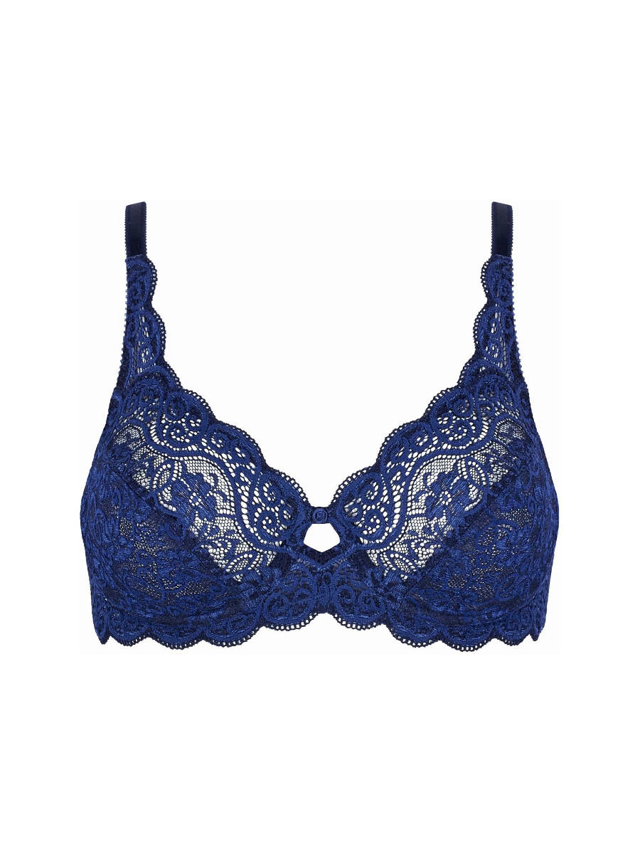 Triumph Reggiseni con ferretto Amourette 300 W blu coordinato 10166797